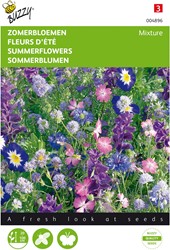 Sommerblumen - Blau mischung