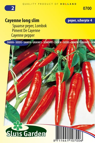 Pfeffer spanische Cayenne Long Slim