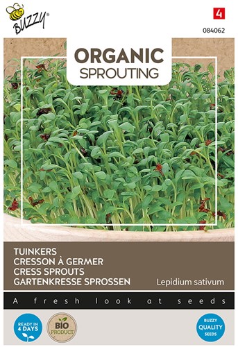 Gartenkresse Sprossen - Buzzy Organic Sprouting
