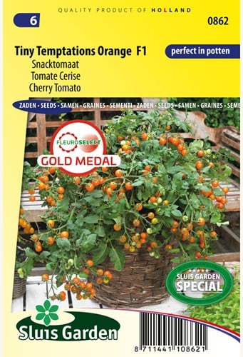 Tomate Tiny Temptations Orange F1 - Lycopersicon
