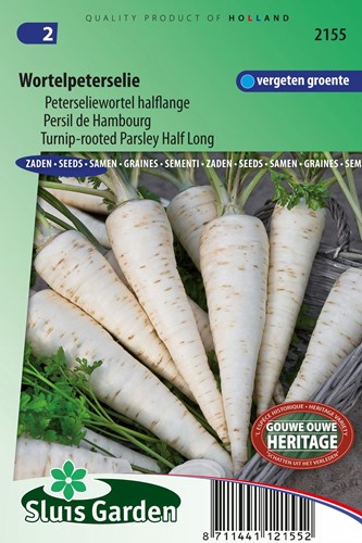 Wurzelpetersilie Halblange Petros. Crisp.tuberosum