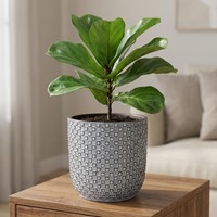 Mini pot relief blauw D7-2