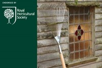 RHS rostfreier Rasenrechen - Burgon und Ball