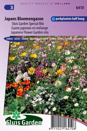 Mischung japanischer Blumenrasen