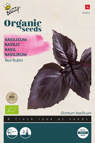 Bio Basilikum Red Rubin - Ocimum Basilicum