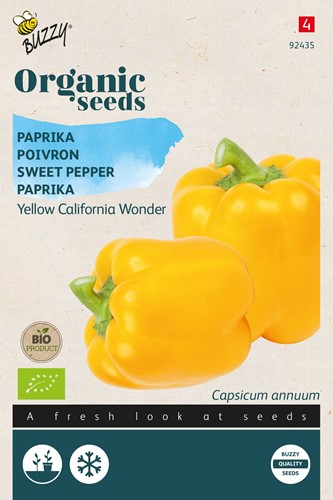 Bio Paprika California Wonder Gelb