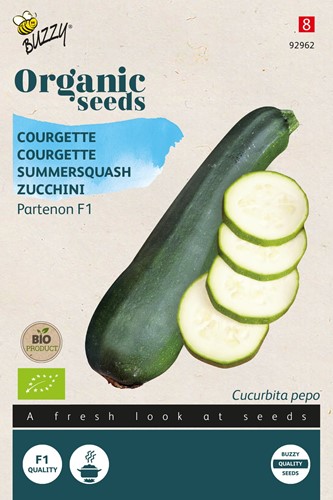 Ökologische Samen Courgette Partenon F1