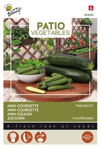 Zucchini Patio Star F1 - Patio Vegetables