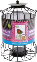Birds Choice SN300 Trichter-Futterspender Für Vögel – Aus Recyceltem Poly-Holz, Rostfreie Scharniere, 7 Quart Kapazität