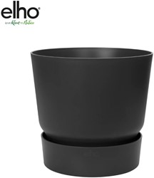 Blumentopf Elho Greenville Rund Schwarz  - D24 x H23