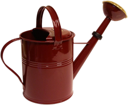 Gießkanne Metall Rund 5 liter - Rot