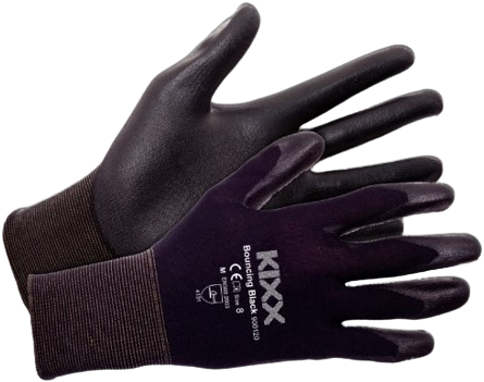 Kixx Handschuh Schwarz - mt 10 (Herren)