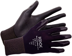 Kixx Handschuh Schwarz - mt 8 (Damengröße)