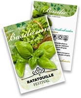 Personalisierte Werbegeschenke Samen Pakete Basilikum 100 Stück-2