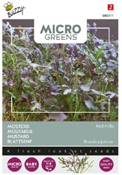 Mosterd Red Frills - Buzzy Microgreens