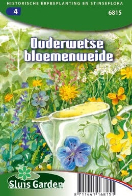 Altmodische Blumenwiese
