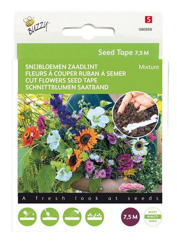 Schnittblumen mischung Saatband – Buzzy Seed Tape