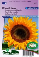 Zonnebloem F1 Sunrich Orange (Helianthus)-2