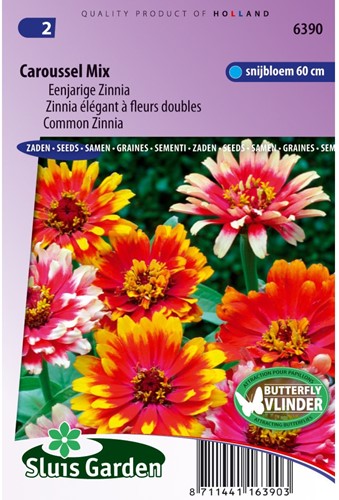 Zinnia Caroussel mix-2
