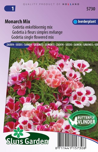 Godetie Monarch Mischung - Clarkia amoena