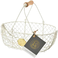 Sophie Conran Oogstmand creme metaal