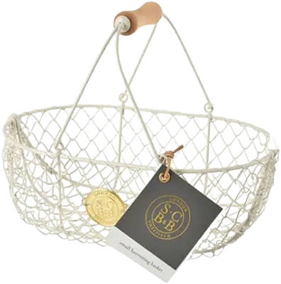 Sophie Conran Oogstmand creme metaal