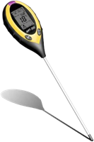 Feuchtigkeit/pH/Licht/Boden Thermometer (4in1)